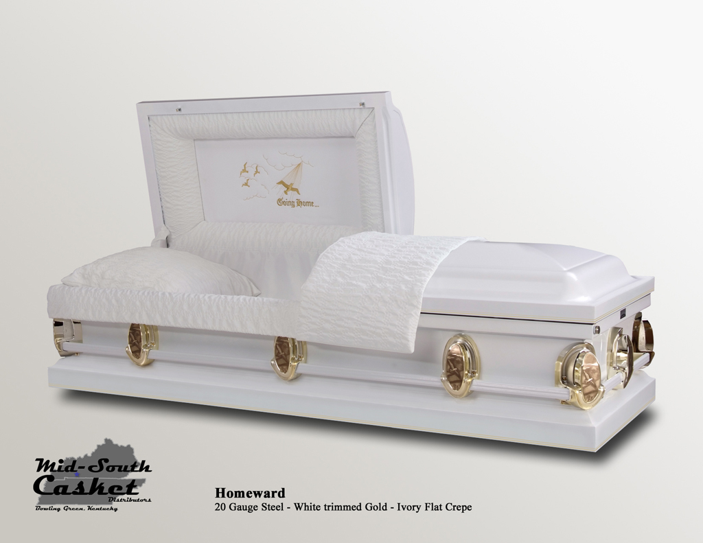 Homeward White trimmed Gold